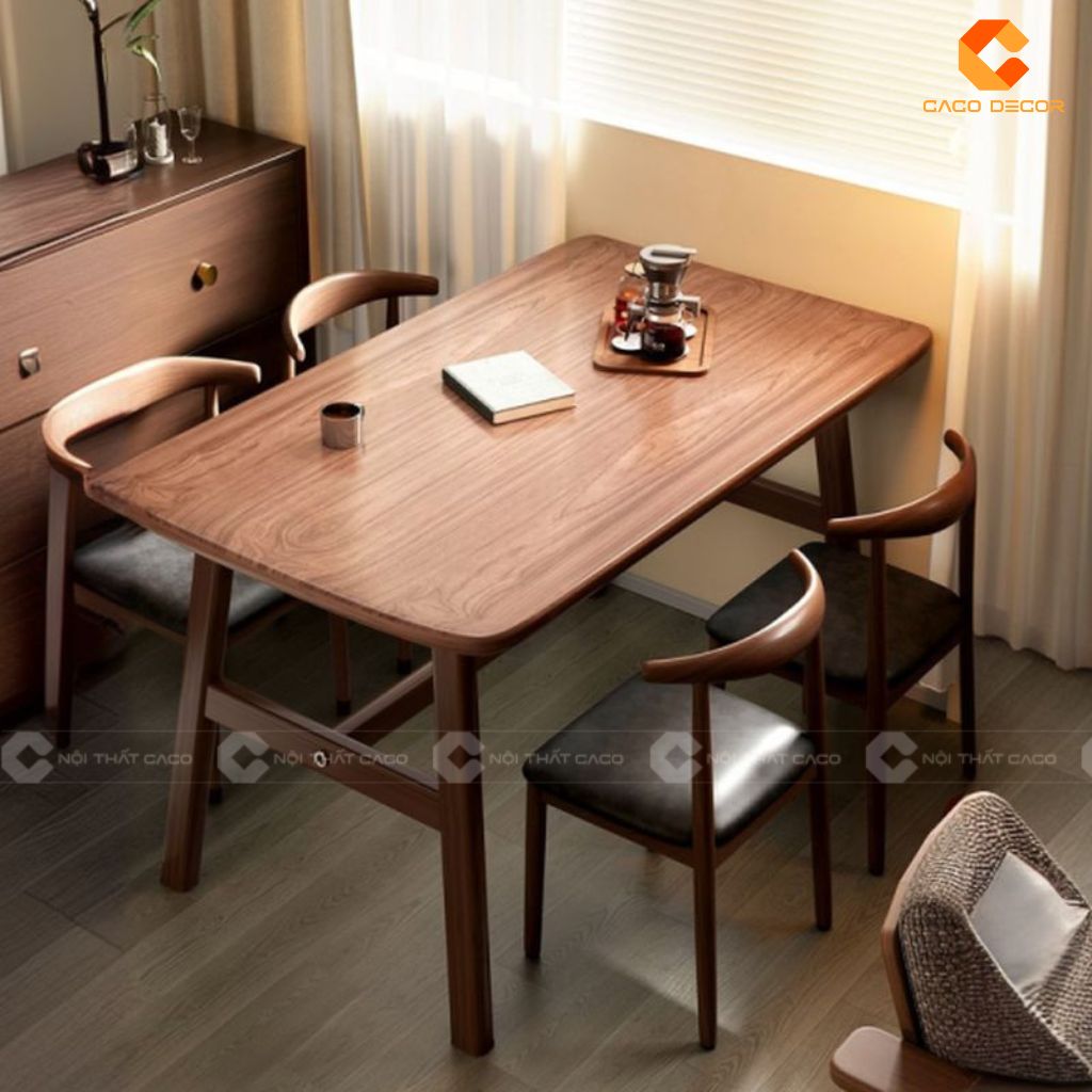 Bàn ăn gỗ công nghiệp Mẫu hiện đại, đẹp và giá tốt 2025 9